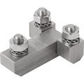 Kipp Square Hinge Long Version W Fastening Nut D1=M08, Stainless Steel 1.4305, B=51, A=61, A1=40, A2=14 K1338.10840035